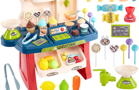 Home Supermarkets Toys Trolleys with Mini Shopping car - Image 2