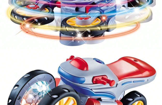 Transforming Motorcycle Toy ? 360? Stunt Rotation, Lights & Music, Electric Kids Toy for Fun & Creativity - Image 2