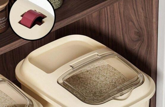 10Kg Rice Container Household Grain Storage Container Is Suitable For Moisture Retention And Insect Protection, Ideal For Storing Flour And Rice In High-Quality Barrels And Boxes, And Serves As A Food Container. - Image 7