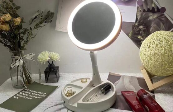 Makeup Mirror Portable Cosmetic Mirror with LED Lights