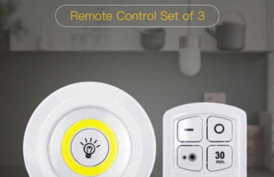 2 in 1 LED and COB Light with Remote Control (Set of 3) - Image 3