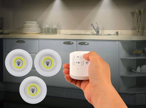 2 in 1 LED and COB Light with Remote Control (Set of 3) - Image 7