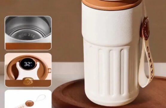 450ML Smart Display Stainless Steel Coffee Mug, Portable Tumbler Mug Led Temperature Display - Image 5