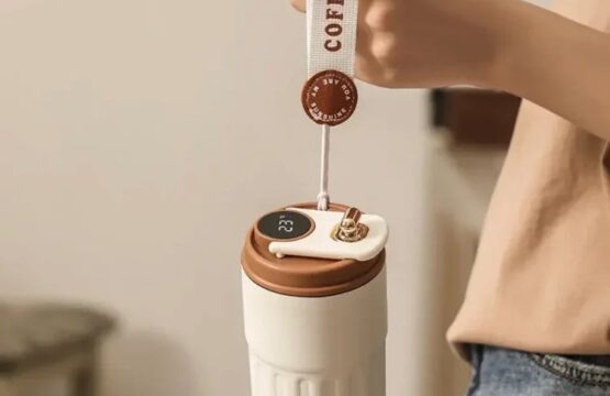 450ML Smart Display Stainless Steel Coffee Mug, Portable Tumbler Mug Led Temperature Display - Image 4