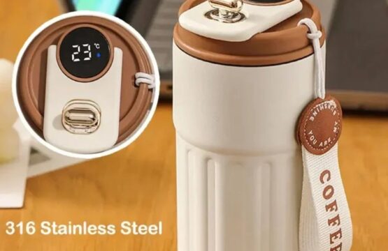 450ML Smart Display Stainless Steel Coffee Mug, Portable Tumbler Mug Led Temperature Display - Image 2