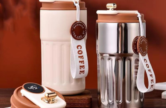 450ML Smart Display Stainless Steel Coffee Mug, Portable Tumbler Mug Led Temperature Display - Image 6