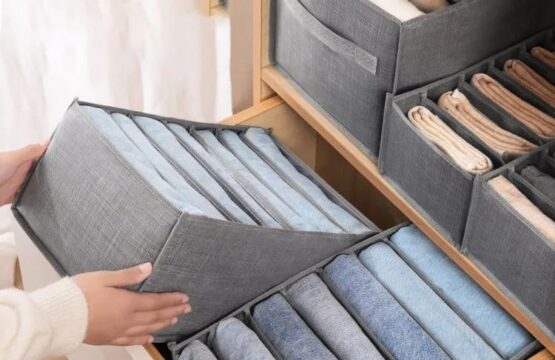 6 Grids Washable Wardrobe Clothes Organizer - Image 3