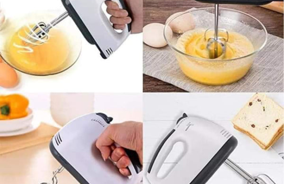 7 Speed Stainless Steel Electronic Egg Beater