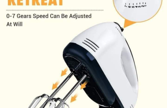 7 Speed Stainless Steel Electronic Egg Beater - Image 5