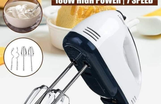 7 Speed Stainless Steel Electronic Egg Beater - Image 4