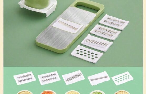 5 Piece Multifunctional Stainless Steel Vegetable Cutter Set for Home Kitchen Use - Image 5