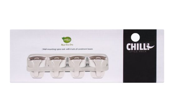 Appollo Chilli Spice Rack | Lightweight & BPA-Free Spice Organizer with Spoons - Image 10