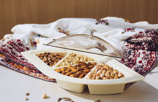 Deluxe Compartment Dry Fruit Serving Tray - Image 2
