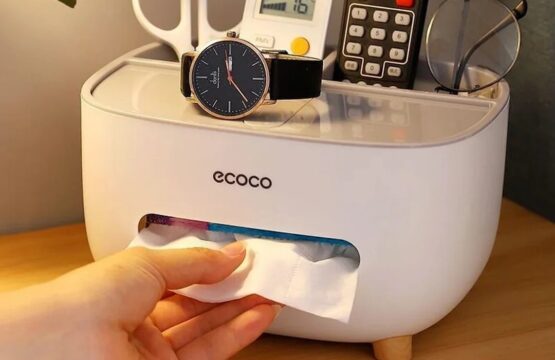 Ecoco Creative Tissue Box & Remote Organizer