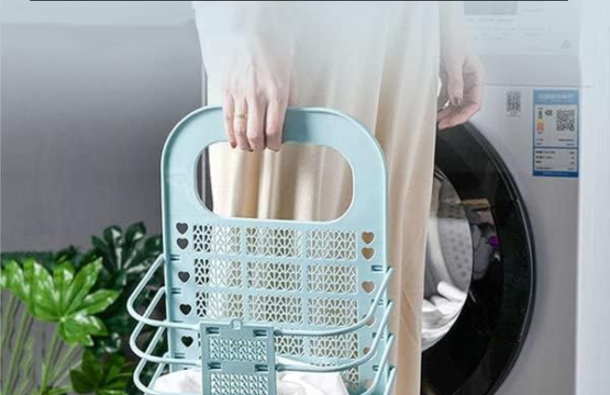 Folding Wall-Mounted Non-Perforated Storage Basket - Image 4