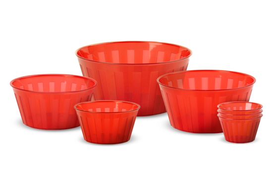 Milan Bowl Set (Pack of 7) | Nestable Multi-Size Serving & Mixing Bowls - Image 4
