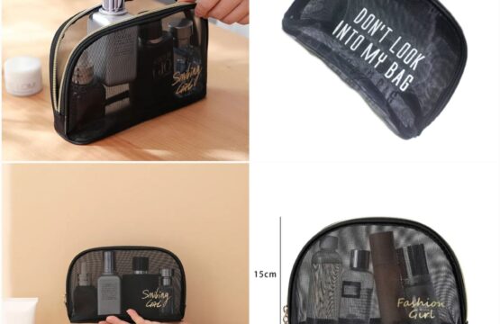 Net Cosmetic Organizer Pouch - Image 6