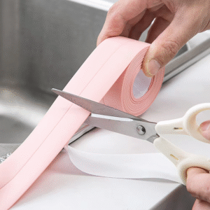 PVC Waterproof Wall Sticker Self-adhesive Sink Stove Crack Strip Kitchen Bathroom Bathtub Corner Sealing Waterproof Tape