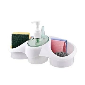 Imperial Soap Dispenser & Sponge Holder for Kitchen | Sponge with Detergent Container - Boxed - Image 5