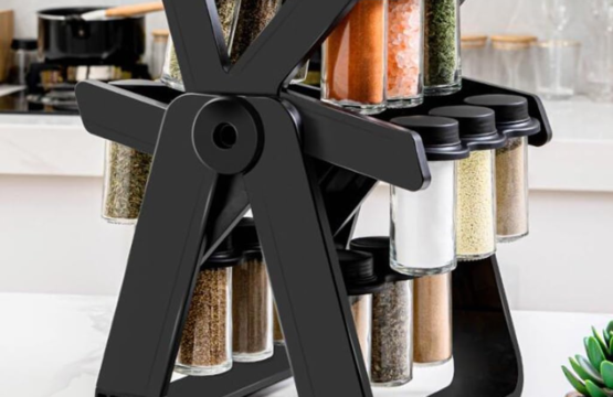 18-Piece Rotating Spice Jar Set - Image 3
