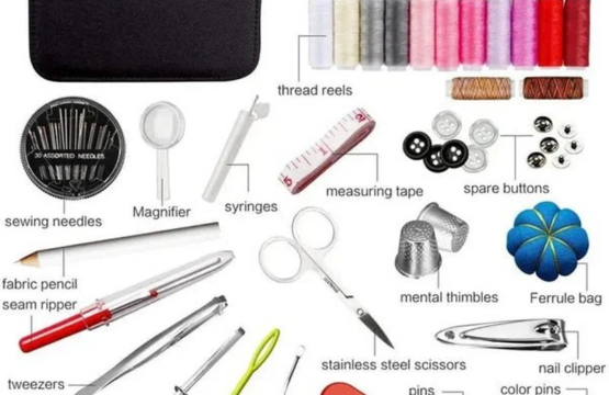 98 Piece Portable Sewing Tool Kit with Premium Quality Bag - Image 2
