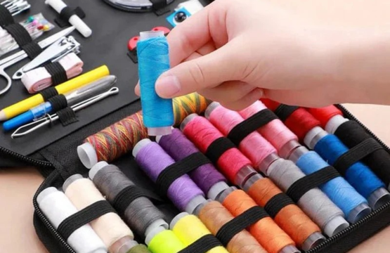 98 Piece Portable Sewing Tool Kit with Premium Quality Bag - Image 3