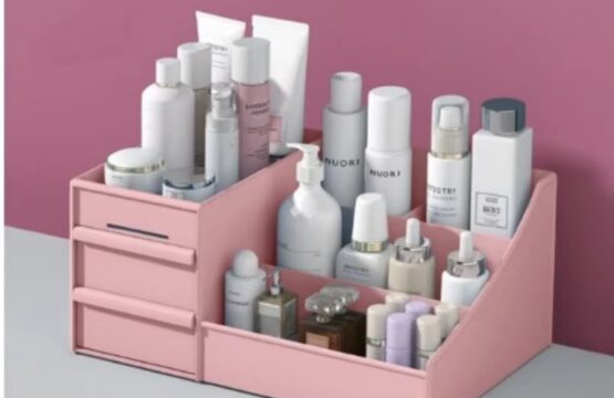 Drawer Makeup Storage Box Dormitory Finishing Plastic Shelf Cosmetics Skin Care Dressing Table Desktop - Image 5