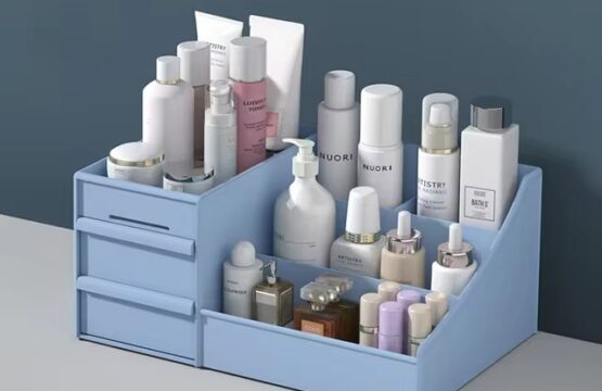 Drawer Makeup Storage Box Dormitory Finishing Plastic Shelf Cosmetics Skin Care Dressing Table Desktop - Image 2