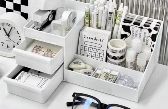 Drawer Makeup Storage Box Dormitory Finishing Plastic Shelf Cosmetics Skin Care Dressing Table Desktop - Image 4