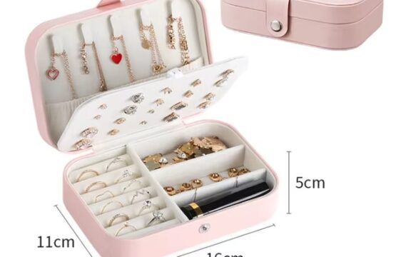 Medium Capacity Jewelry Box Creative Portable Travel Storage Box - Image 2