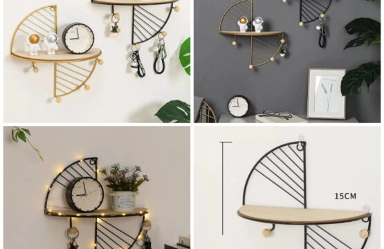 Nordic Iron Art Creative Wall Hanging Rack - Image 2