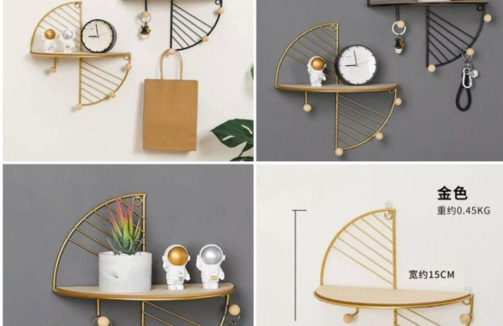 Nordic Iron Art Creative Wall Hanging Rack - Image 4
