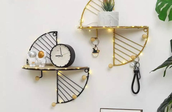 Nordic Iron Art Creative Wall Hanging Rack - Image 5