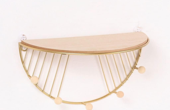 Nordic Style Wood Shelves Wall Home Living Room Decoration - Image 4