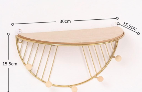 Nordic Style Wood Shelves Wall Home Living Room Decoration - Image 6