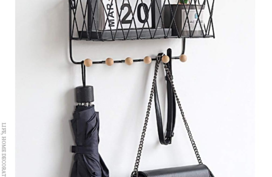 Wall Mounted Criss Cross Wall Shelf
