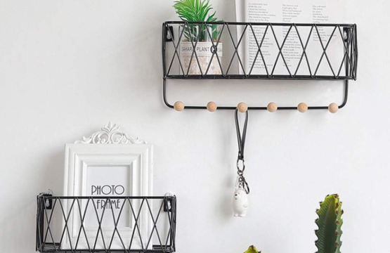 Wall Mounted Criss Cross Wall Shelf - Image 4