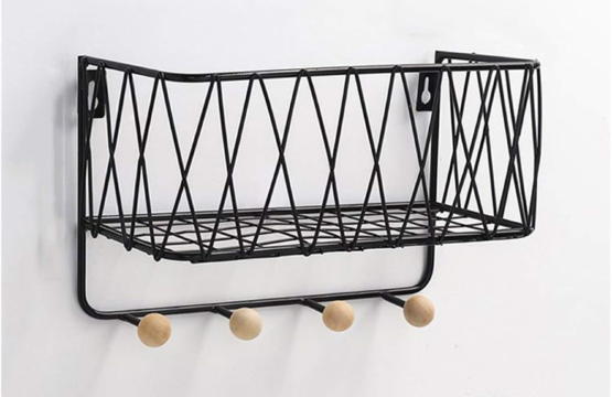 Wall Mounted Criss Cross Wall Shelf - Image 7