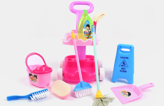 Cleaning Car Trolley Set For Kids