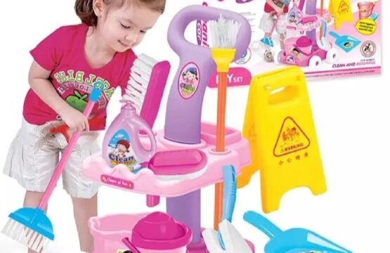 Cleaning Car Trolley Set For Kids - Image 4