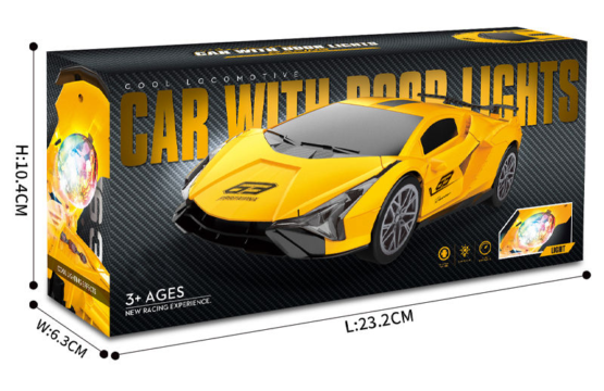 Electric Musical Lights Racing Car - Image 2