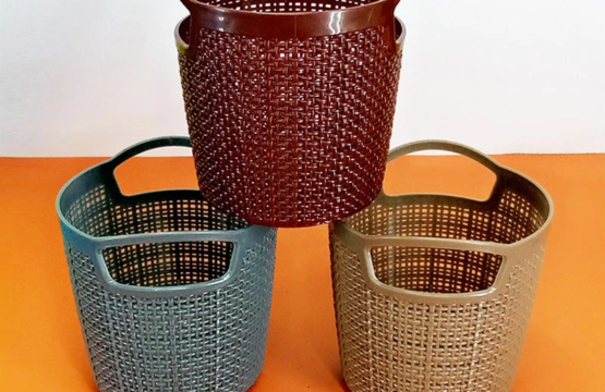 Kiwi Jute Storage Baskets