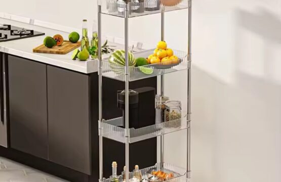 Luxury Acrylic 4Tier Trolley