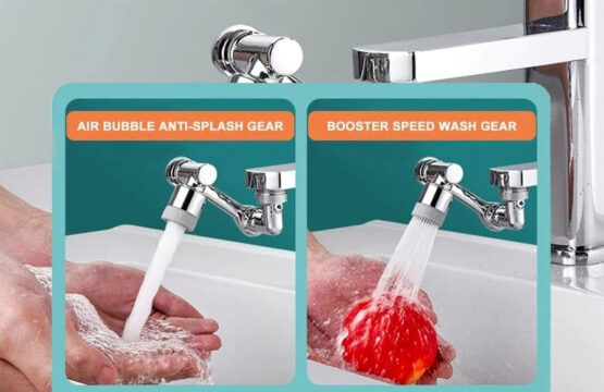 Multi Functional Anti Splash Rotating Faucet for Kitchen and Bathroom Use - Image 8