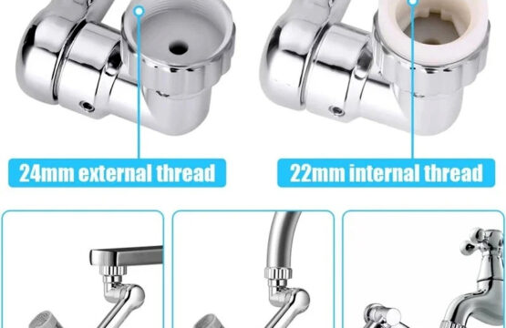 Multi Functional Anti Splash Rotating Faucet for Kitchen and Bathroom Use - Image 7