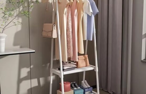 Multifunctional Triangle Cloth Rack with Wheels Premium Quality - Image 6
