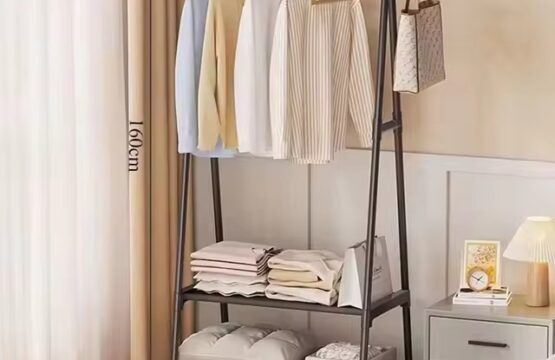 Multifunctional Triangle Cloth Rack with Wheels Premium Quality - Image 2