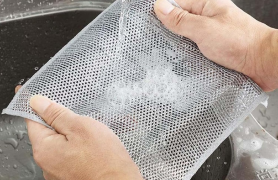Wire Dishwashing Rags Durable Wet & Dry Kitchen Scrubbing Cloths (3pcs) - Image 5