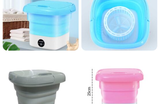 Foldable Electric Mini Washing Machine With Dryer Option - Image 4