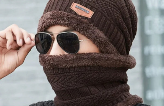 Unisex Winter Beanie Cap & Scarf Stretchy Warm Cap for Men and Women - Image 2